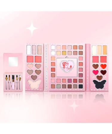 Palette de maquillage 32 fards paupi res mats et blush rouge l vres trois tons surligneur | Kit de beaut pour le visage les yeux les l vres - Buy Online on GoSupps.com