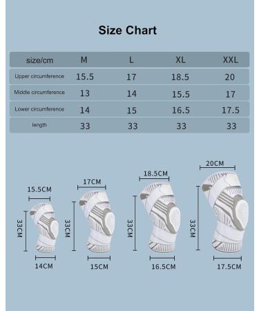 Knee Brace for Men & Women - Soft Breathable Knee Sleeve for Pain Relief Compression Support for Running Hiking & Sports - Gray Medium (1 Piece - Buy Online on GoSupps.com