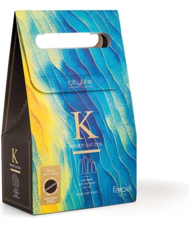 Faipa Citylife Keratin Sun Box With Sun Oil After Sun Regenerating Shampoo Salt Water Lotion In Homage Mild Soap Protect Your Hair In Summer From Salt And Sun - Buy Online on GoSupps.com