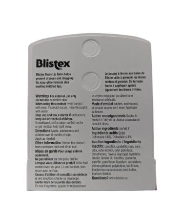 Buy Blistex Berry Medicated Lip Balm S 0.15oz Hydrating & Soothing | International Shipping Available - Buy Online on GoSupps.com