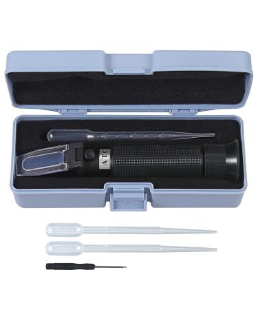 AUTOUTLET Salinity Refractometer - Dual Scale 0-100 & 1.000-1.070 Specific Gravity, ATC, Saltwater Tester for Aquarium, Seawater, Fish Tank - Blue - Buy Online on GoSupps.com