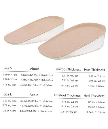 Shop NOLITOY 2pcs Forefoot Cushion Heel Pads - Invisible Memory Foam Insoles for Men & Women | High Elasticity Comfort Inserts for All Shoes - Buy Online on GoSupps.com