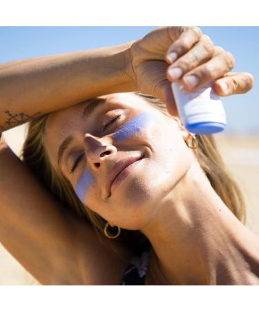 Buy EQ Blue Sunscreen Stick SPF 50+ for Face & Lips - Waterproof Protection Worldwide - Buy Online on GoSupps.com