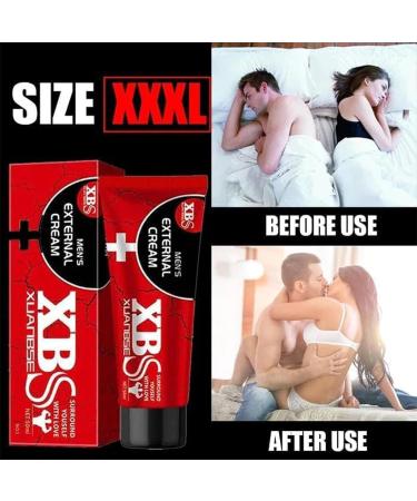 XBS Men's External Cream 50ML - Energy & Strength Massage Cream for Men | Restore Vitality & Performance - Buy Online on GoSupps.com
