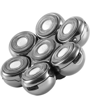 Lafeier Replacement Cutter For Electric Shaver Men Beard Trimmer Wet and Dry 7D Floating Heads Blade Silver - Buy Online on GoSupps.com