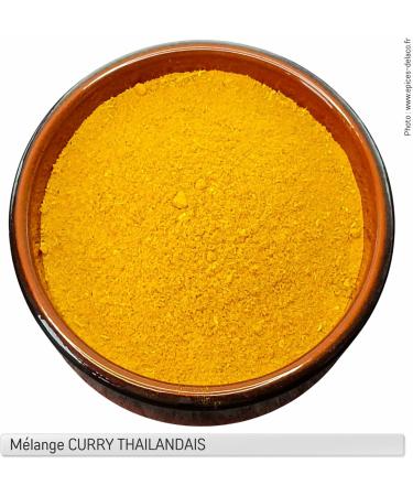 CURRY THAILANDAIS 100g - M - m langes d' pices herbes aromates condiments piments pour viandes poissons l gumes marinades salades barbecue - Les EPICES DeLACO - Buy Online on GoSupps.com