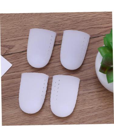HEALEEP 2 Pair Silicone Toe Protectors - Toe Cushion Tubes for High Heels - Thumb Protectors - Corn White Size 2 - Buy Online on GoSupps.com