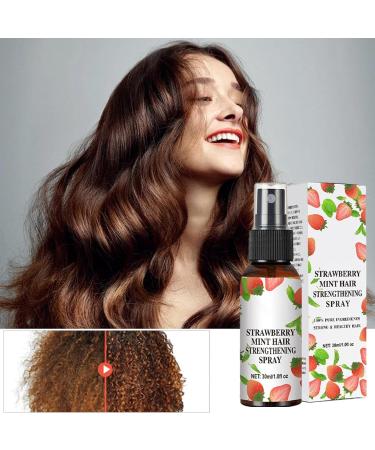 Strawberry Mints Growth Oil Strawberry Mints Hair Growth Oil Natural Strawberry Growth Oil Strawberry Hair Strengthening Oil for Thin Hair Dry Damaged Hair Spray 30ml - Buy Online on GoSupps.com