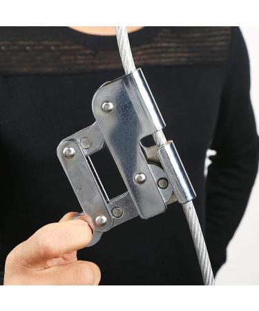 Self-Locking Rope Grab for Climbing & Fall Protection | Ascender Stop Descender Clamp for Rock Climbing & Tree Work (Round Hole) - Buy Online on GoSupps.com