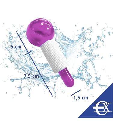 EuroXanty Massage Balls | Facial & Skin Massage Tool | Cold Therapy | Pink - Enhance Your Facial Treatment - Buy Online on GoSupps.com