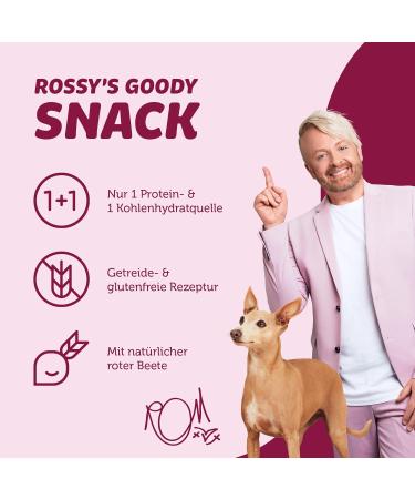 Mera Ross Antony Goody Snack for Small Dogs - Grain-Free Turkey & Potato Treats (800g) - Natural Beetroot Dog Biscuits - Buy Online on GoSupps.com