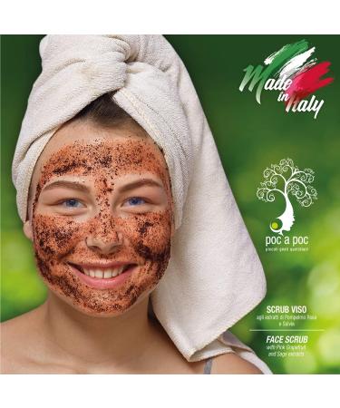  poc a poc POC A POC - Purifying facial scrub with extracts of pink grapefruit and sage hazelnuts and finely chopped almonds to achieve the exfoliating and purifying effect. Format 100 ml - Buy Online on GoSupps.com