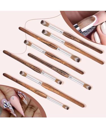 100% Kolinsky Acrylic Nail Brush Size 12 - Wood Handle Extension Application Tool for Salon and DIY Manicure - Buy Online on GoSupps.com