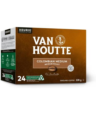 Van Houtte Colombian Medium and Colombian Dark K-Cup Coffee Pods 24 Count For Keurig Coffee Makers - Buy Online on GoSupps.com