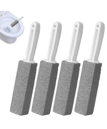 Spermuoy Cleaning pumice stone toilet 4 pieces Cleaning block toilet WC pumice stone cleaning stone with handle pumice stone toilet pumice stone toilet toilet pumice stone with handle