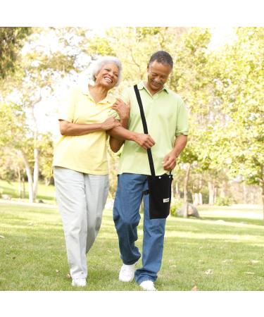 Healeved Urine Bag Cover - Adjustable Strap Catheter Leg Bag Holder for Men and Women - Black - Buy Online on GoSupps.com