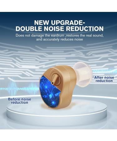 Hearing Aids for Seniors | Noise Cancelling Amplifier | 2 Pack Mini Assist Devices | 3 Ear Tip Sizes - Buy Online on GoSupps.com