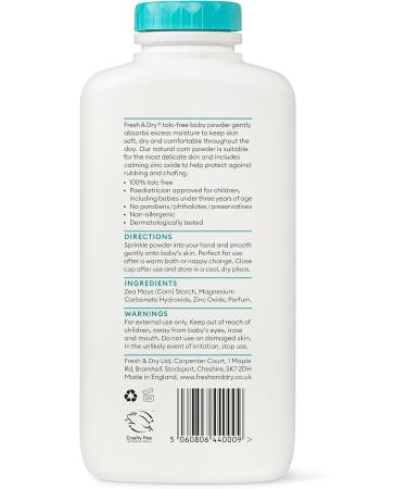 Organic Baby Powder - Talc Free, Gentle & Safe for Sensitive Skin - Buy Online on GoSupps.com