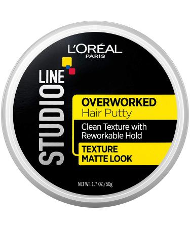 L'Oreal Studio Line Overworked Hair Putty 1.7 oz (50 g)