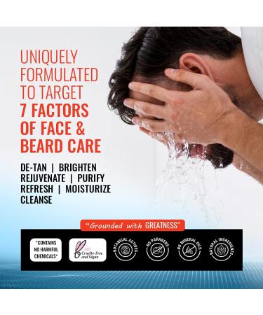 Buy Natural Beard and Face Wash - 100ml | Paraben-Free Sulfate-Free Silicone-Free - International Shipping Available - Buy Online on GoSupps.com