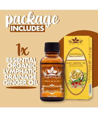 Natural Organic Ginger Essential Oil - Lymphatic Drainage & Spa Massage - 30ml (3PCs) | Relaxation & Wellness - Buy Online on GoSupps.com