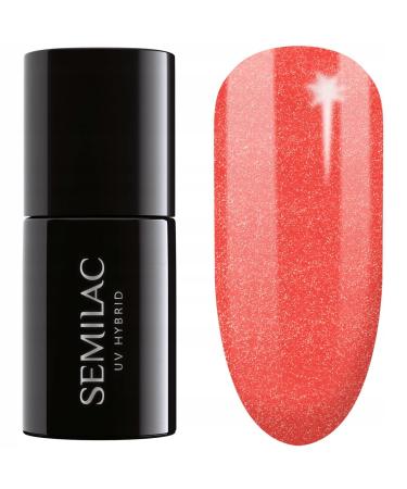 Semilac UV nail polish Hybrid 392 Red HeartBreaker 7ml collection Love is in the nails