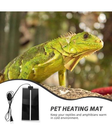 Reptile Heating Pad Adjustable Under Tank Heater Reptile Tank Warmer Mat for Turtle Lizard with US Plug 7W - Buy Online on GoSupps.com