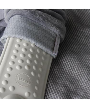 YUYU Bottle Luxury Fleece Fluffy Hot Water Bottle Neck Wrap Available in Grey & More Colors | International Shipping - Buy Online on GoSupps.com
