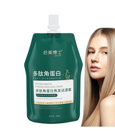 Duqulle Hair Care Rinse 200g Portable Repair Cream for Damaged Burnt Hair Light Repair Products Hair Conditioner and Moisturizer for Men and Women 1 1 Piece