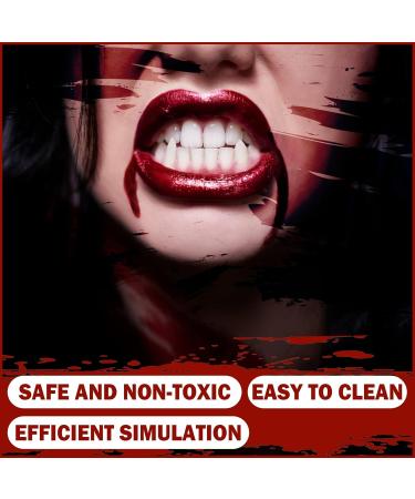 CAHIUYOA Fake Blood Makeup Spray | 2.1Oz SFX Halloween Blood for Zombie Monster Vampire & Clown Cosplay - Buy Online on GoSupps.com