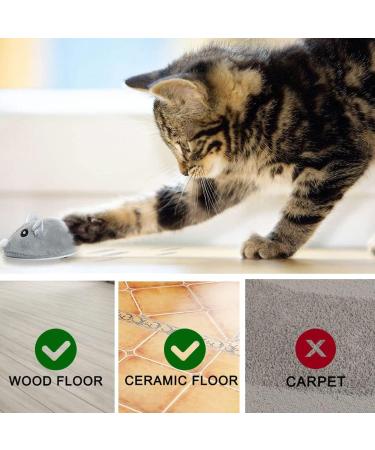 Buy Interactive Electric Play Mouse for Cats - USB-Powered Gray Toy to Combat Boredom | Best Cat Toys Online - Buy Online on GoSupps.com