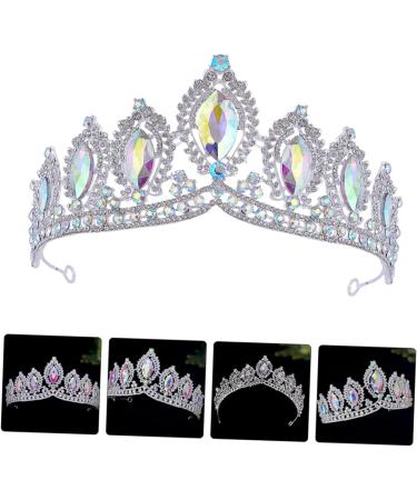 CANIGHT Crown Hair Accessory Wedding Headpiece for Bride Wedding Crown for Bride Bachelorette Crown Wedding Hair Accessories Crown for Bride Wedding Bridal Crown Birthday Crown Rhinestone - Buy Online on GoSupps.com