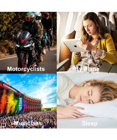Premium Noise Cancelling Ear Plugs for Sleeping | Washable Hearing Protection for Travel Concerts Motorcycles & More - Black - Buy Online on GoSupps.com