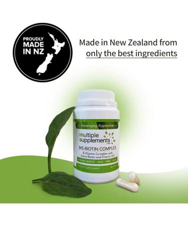 Biotin Supplement 75000mcg - 90 Capsules for Hair, Skin, and Nails - With Vitamin D3 for Nervous System Support - Buy Online on GoSupps.com