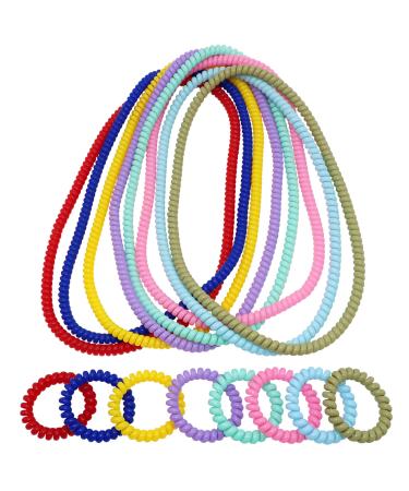 Stretchy Coil Chew Necklaces and Bracelets for Sensory Kids 16 Pack Teething Bracelets Necklace for Boys and Girls with Autism ADHD SPD Fidget Toys for Autistic Children Reduce Biting and Anxiety