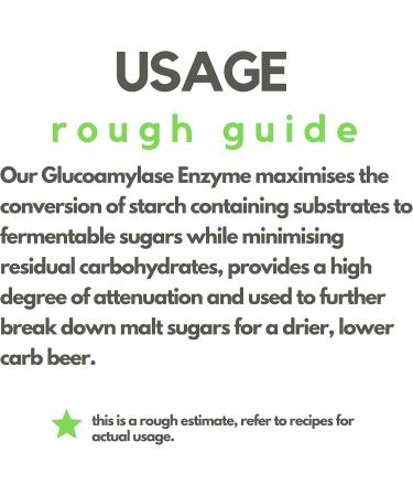 Glucoamylase Enzyme (1lb)| Packed in Canada| 100% Pure Food Grade Enzyme Formula| Increase Attenuation| Used for Fermentation| Used for Homebrewing Process in Beer Making| by Elo s Premium - Buy Online on GoSupps.com