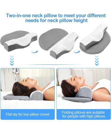 Enlivczom Neck Support Roll - Relieve Neck Stiffness & Pain, Ideal for Spine Alignment | Cervical Neck Pillow - Buy Online on GoSupps.com
