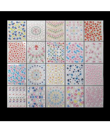 50 Leaves 3D Design Nail Stickers | Self-Adhesive 3D Nail Art for DIY | Perfect for Manicure Phone Cases & Gifts - Buy Online on GoSupps.com