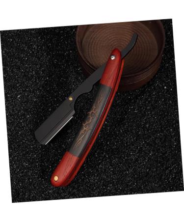 Frcolor Foldable Razor & Hairdressing Blade Set - Travel-Friendly Ebony Stainless Steel Eyebrow Care Scissors - Buy Online on GoSupps.com