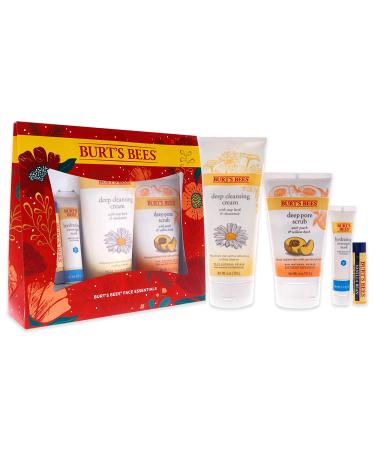Burt's Bees Face Care Essentials Gift Set - Natural Skincare Kit | 1 EA - Buy Online on GoSupps.com