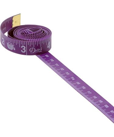 Dritz Sew 101 Tape Measure 1/2 x 60 - Purple | 1 Count Standard Measurement Tool - Buy Online on GoSupps.com