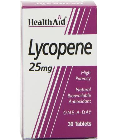 HealthAid Lycopene 25mg - 30 Tablets | Powerful Antioxidant Supplement - Buy Online on GoSupps.com