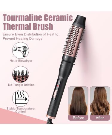 5 in 1 Curling Wand Set - SIQUER Fast Heating Curling Iron for Beach Waves - 1/2 to 1 1/4 Inch with Thermal Brush Gloves & Clamps - Rose Gold - Perfect Hair Tool for Women - Buy Online on GoSupps.com