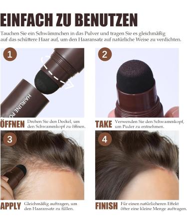  Thalixiry Brown Root Powder Concealer for Thickening Hair for Women Men Waterproof Sweat Resistant for Repairing and Covering Hair Loss Long Lasting - Buy Online on GoSupps.com