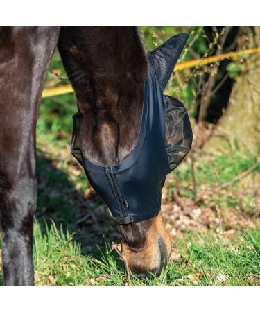 Busse Fly Mask Twin Fit Flexi in Black - Premium Horse Protection | International Shipping - Buy Online on GoSupps.com
