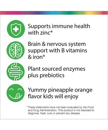 Rainbow Light Nutri Stars Multivitamin - Fruit Punch Flavor, 120 Chewable Tablets - Buy Online on GoSupps.com