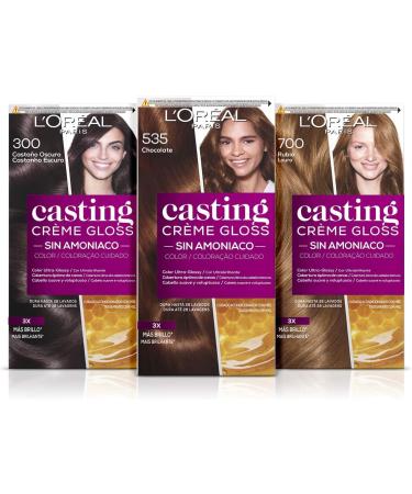 L'Oreal Casting Cream Gloss Hair Color 210 - Bluish Black | Long-lasting Shine - Buy Online on GoSupps.com