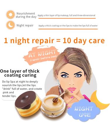 Propolis Lip Masks - Lasting Moisture Lip Care - Reduce Lip Lines and Dryness - Smooth Lips - Care for Lips Day and Night - Lip Mask with Applicator - Small and Easy to Carry - Buy Online on GoSupps.com