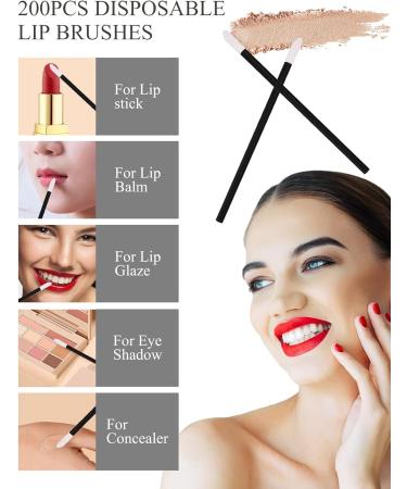 Yokilly 300PCS Disposable Mascara and Lip Wands Set with Organizer Box - Black-1 - Buy Online on GoSupps.com
