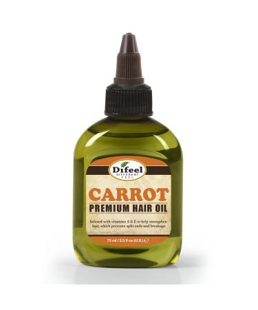 Difeel Huile de carotte Une huile capillaire naturelle de qualit sup rieure 75 ml